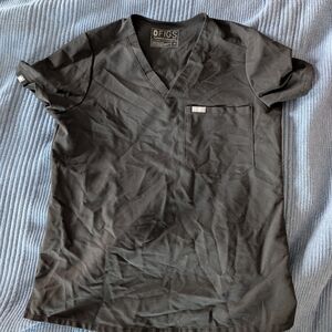 Figs Women's Medium Black Catarina Scrub Top